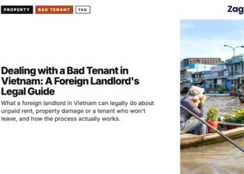 Market — Woman rowing boat through floating market town, illustrating Dealing with a Bad Tenant in Vietnam: A Foreign Landlord's Legal Guide