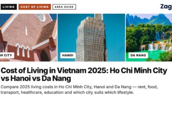Architecture — Pink church bell tower close-up, illustrating Cost of Living in Vietnam 2025: Ho Chi Minh City vs Hanoi vs Da Nang