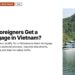 Harbour — Small cruise ship crossing calm Ha Long Bay, illustrating Can Foreigners Get a Mortgage in Vietnam?