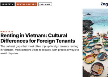Aerial — Aerial view of basket boats on beach, illustrating Renting in Vietnam: Cultural Differences for Foreign Tenants