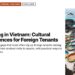 Aerial — Aerial view of basket boats on beach, illustrating Renting in Vietnam: Cultural Differences for Foreign Tenants