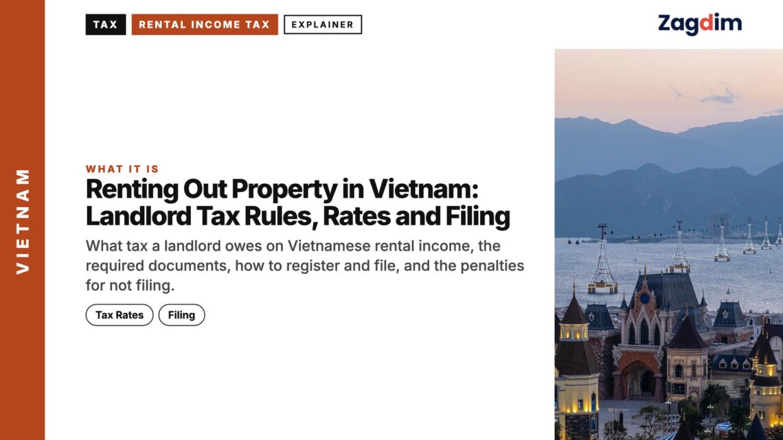 Landmark — Ba Na Hills French village at dusk, illustrating Renting Out Property in Vietnam: Landlord Tax Rules, Rates and Filing