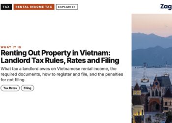 Landmark — Ba Na Hills French village at dusk, illustrating Renting Out Property in Vietnam: Landlord Tax Rules, Rates and Filing