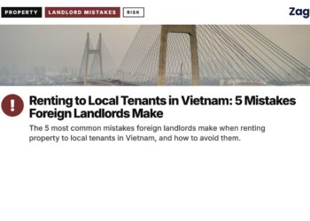 Transport — Cable-stayed bridge over misty river with boats, illustrating Renting to Local Tenants in Vietnam: 5 Mistakes Foreign Landlords Make