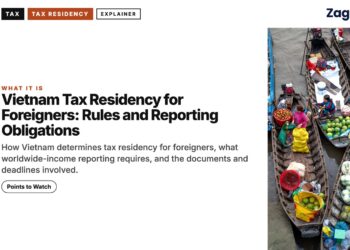 Market — Vendors on boats loaded with market produce, illustrating Vietnam Tax Residency for Foreigners: Rules and Reporting Obligations