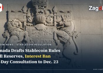 Canada Opens 60-Day Consultation on Draft Stablecoin Rules: Full Reserves, 1% Fee Cap, Interest Ban