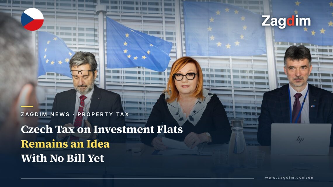 Czech Finance Minister Alena Schillerová at a meeting with the European Commission in Brussels in February 2026