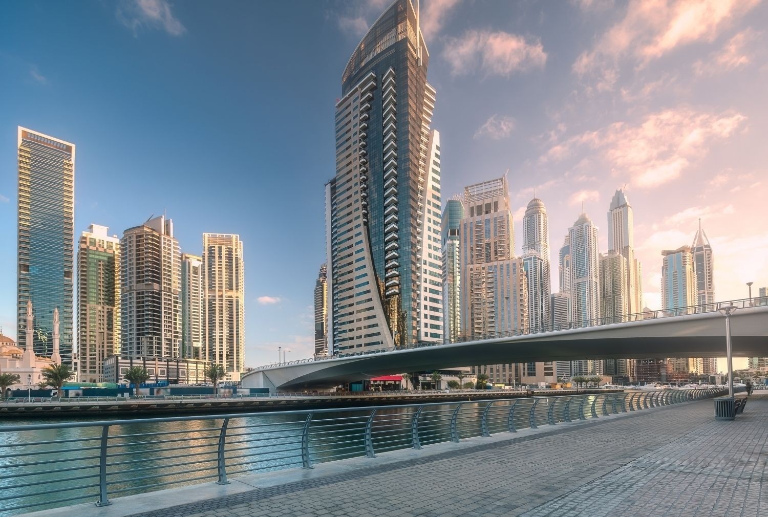 Residential towers around Dubai Marina