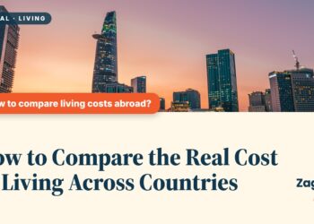 Ho Chi Minh City skyline at sunset, illustrating How to Compare the Real Cost of Living Across Countries