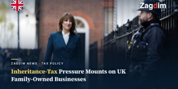 UK Chancellor Rachel Reeves carrying the red Budget box outside 11 Downing Street