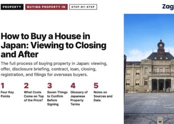 Grand stone gate before historic government building, illustrating How to Buy a House in Japan: Viewing to Closing and After