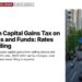 Tokyo avenue with traffic and tree-lined sidewalks, illustrating Japan Capital Gains Tax on Stocks and Funds: Rates and Filing