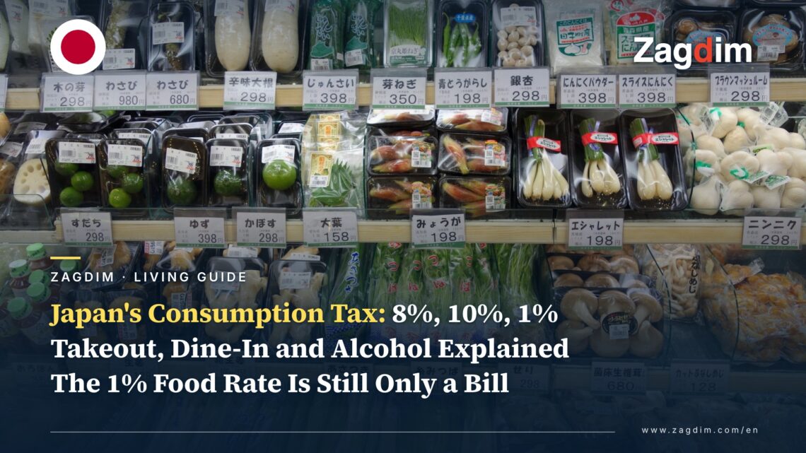 Japan Consumption Tax: 8%, 10% and the Proposed 1% Food Rate Explained for Takeout, Dine-In and Alcohol