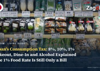 Japan Consumption Tax: 8%, 10% and the Proposed 1% Food Rate Explained for Takeout, Dine-In and Alcohol