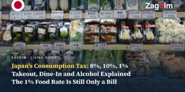 Japan Consumption Tax: 8%, 10% and the Proposed 1% Food Rate Explained for Takeout, Dine-In and Alcohol