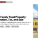 Quiet backstreet with yellow corner building, illustrating Japan Family Trust Property: Registration, Tax, and Sale
