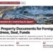 Snow-covered town nestled among mountains, illustrating Japan Property Documents for Foreigners: ID, Address, Seal, Funds