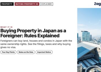Osaka city skyline in daytime, illustrating Buying Property in Japan as a Foreigner: Rules Explained