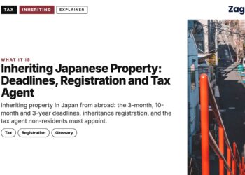 Narrow alley with utility pole and wires, illustrating Inheriting Japanese Property: Deadlines, Registration and Tax Agent