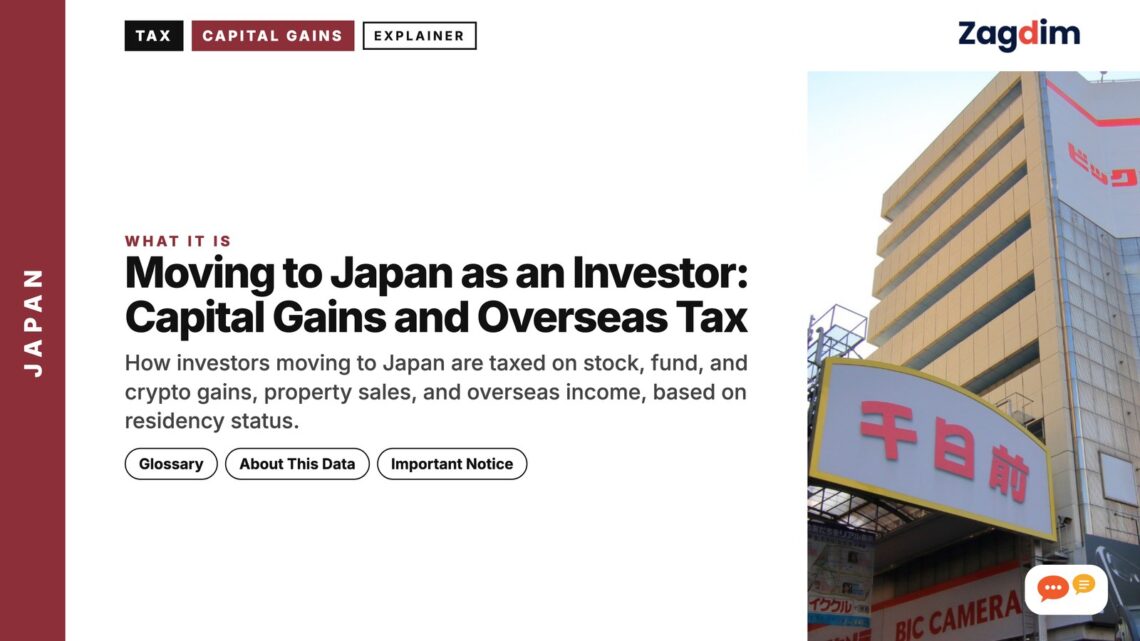 Namba Sennichimae building signage and Bic Camera store, illustrating Moving to Japan as an Investor: Capital Gains and Overseas Tax