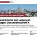 Aerial daytime view of city skyline, illustrating Overseas Income and Japanese Mortgages: Documents and FX