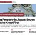 Osaka Castle ornate gable close-up under blue sky, illustrating Buying Property in Japan: Seven Things to Know First