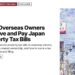 Shinsekai street signs with Tsutenkaku Tower Osaka, illustrating How Overseas Owners Receive and Pay Japan Property Tax Bills