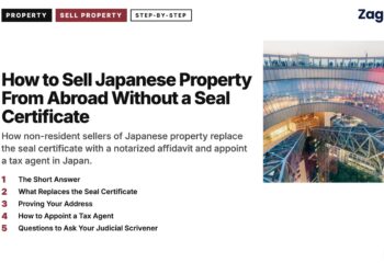 Spiral glass escalator interior at Umeda Sky Building, illustrating How to Sell Japanese Property From Abroad Without a Seal Certificate