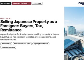 Osaka city skyline in daytime, illustrating Selling Japanese Property as a Foreigner: Buyers, Tax, Remittance