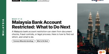 Moody Kuala Lumpur skyline at night, illustrating Malaysia Bank Account Restricted: What to Do Next
