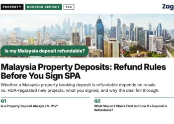 Panoramic daytime view of the Kuala Lumpur skyline, illustrating Malaysia Property Deposits: Refund Rules Before You Sign SPA
