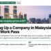Kuala Lumpur skyline at twilight with Petronas Towers, illustrating Setting Up a Company in Malaysia to Get a Work Pass