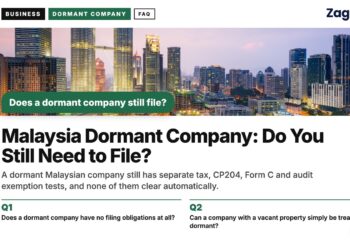 Kuala Lumpur skyline with Petronas Towers at dusk, illustrating Malaysia Dormant Company: Do You Still Need to File?