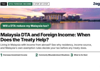 Putrajaya skyline at dramatic pink sunset, illustrating Malaysia DTA and Foreign Income: When Does the Treaty Help?