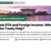 Putrajaya skyline at dramatic pink sunset, illustrating Malaysia DTA and Foreign Income: When Does the Treaty Help?