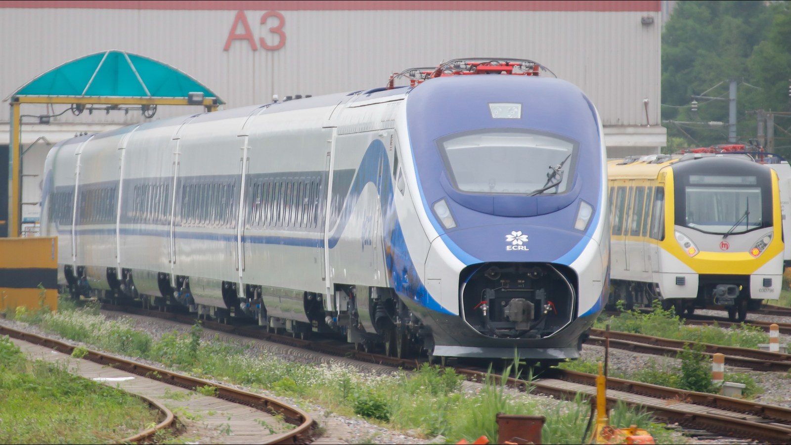 Malaysia's East Coast Rail Link (ECRL) train