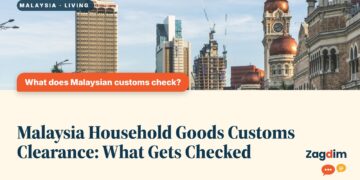 Street view of Sultan Abdul Samad Building, Kuala Lumpur, illustrating Malaysia Household Goods Customs Clearance: What Gets Checked