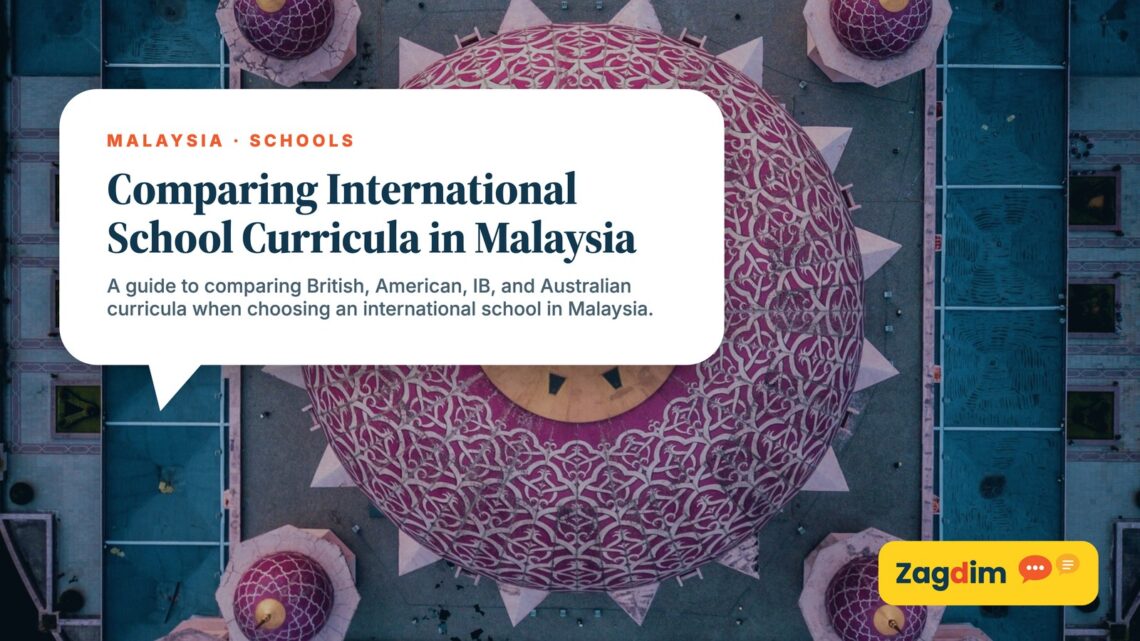Aerial view of ornate mosaic courtyard pattern, illustrating Comparing International School Curricula in Malaysia