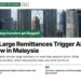 Aerial view of KLCC towers and surrounding park, illustrating Why Large Remittances Trigger AML Review in Malaysia