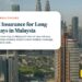 Aerial daytime view of Kuala Lumpur with river and highway, illustrating Medical Insurance for Long-Term Stays in Malaysia