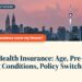Kuala Lumpur skyline silhouette at sunset with KL Tower, illustrating MM2H Health Insurance: Age, Pre-Existing Conditions, Policy Switch