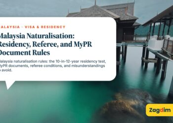 Overwater stilt villas at a Malaysian resort, illustrating Malaysia Naturalisation: Residency, Referee, and MyPR Document Rules