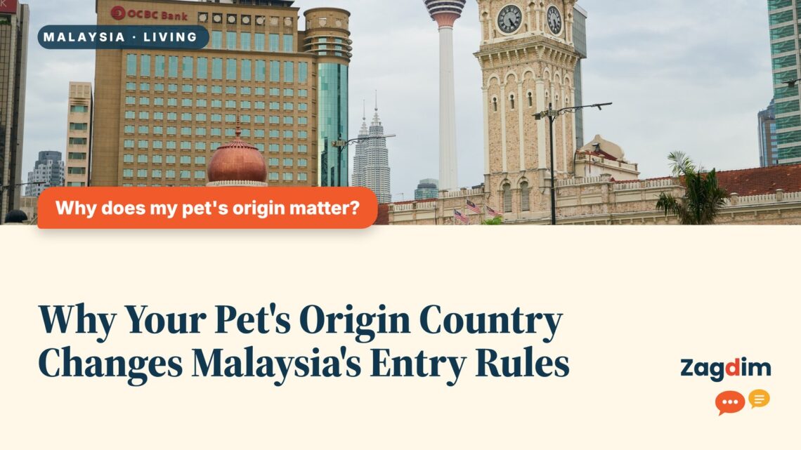 Sultan Abdul Samad Building with KL Tower behind, illustrating Why Your Pet's Origin Country Changes Malaysia's Entry Rules