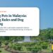 White clock tower monument in landscaped park gardens, illustrating Keeping Pets in Malaysia: Housing Rules and Dog Licensing