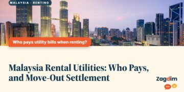 Kuala Lumpur skyline at twilight with Petronas Towers, illustrating Malaysia Rental Utilities: Who Pays, and Move-Out Settlement