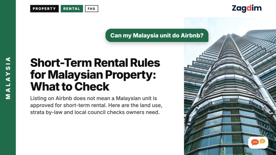 Upward view of a single Petronas Tower, illustrating Short-Term Rental Rules for Malaysian Property: What to Check