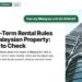 Upward view of a single Petronas Tower, illustrating Short-Term Rental Rules for Malaysian Property: What to Check
