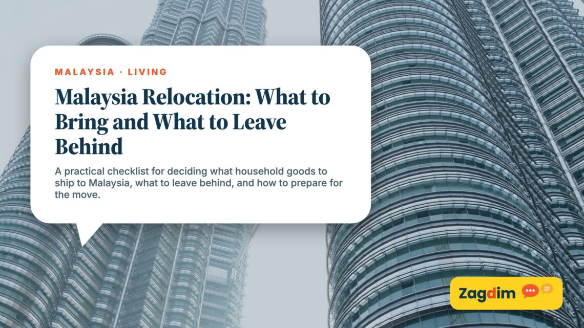 Low angle view of the Petronas Towers, illustrating Malaysia Relocation: What to Bring and What to Leave Behind