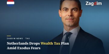 Official portrait of Dutch Prime Minister Rob Jetten — the Netherlands has scrapped its unrealised-gains wealth tax plan for a 36% capital gains tax