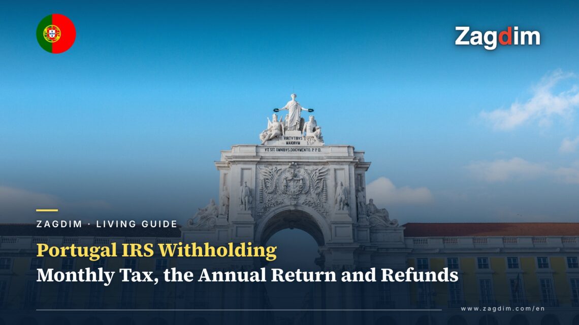 Portugal IRS Withholding Explained: How Monthly Tax Is Calculated, When to File and When Refunds Arrive
